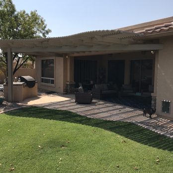 Patio Partners - All done. Look at all that shade. - Awnings Near Me - Surprise, Arizona