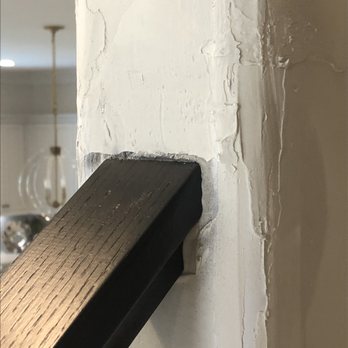 Stair Solution - This is their workmaship - this is how my home, wall/staircase was left for a painter to come in and caulk/sand & paint!!!! - General Contractors Near Me - Alpharetta, Georgia