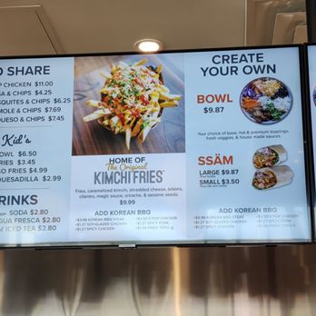 Chi'Lantro BBQ - Heights - Menu - Korean Near Me - Houston, Texas