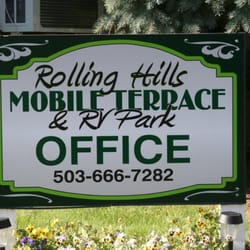 Rolling Hills Mobile Terrace & RV Park - Rolling Hills Mobile Terrace & RV Park Office Sign