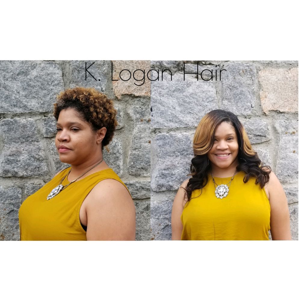 K Logan Hair Logo