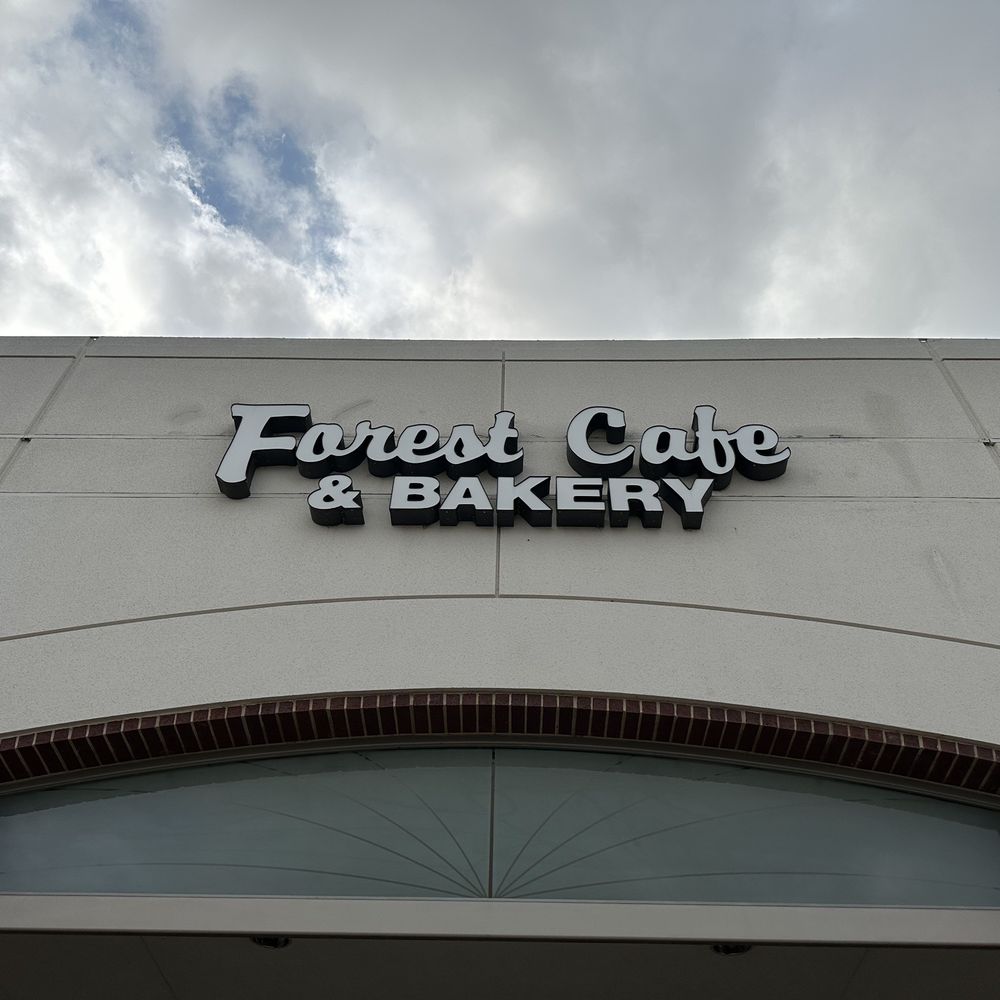Forest Cafe And Bakery - Signage - Desserts Near Me - The Woodlands, Texas