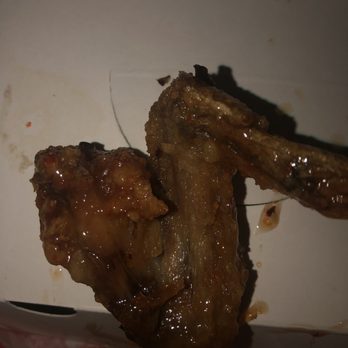 Boom Boom Chicken - Wings much smaller than usual.   About 2-3 inches - not big enough to take a good bite and no meat - Korean Near Me - Palmdale, California
