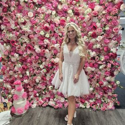Bridal Shower Flower Wall
