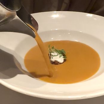 Diplomat Prime - Coconut curried carrot bisque - Steakhouses Near Me - Hollywood, Florida Diplomat Prime - Coconut curried carrot bisque - Steakhouses Near Me - Hollywood, Florida