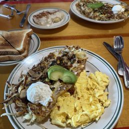 Eggs and Our Famous Super Spuds Eggs and Our Famous Super Spuds