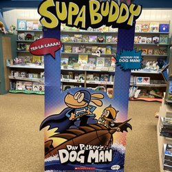 Barnes & Noble Booksellers - Dog Man photo opp in the Children's section