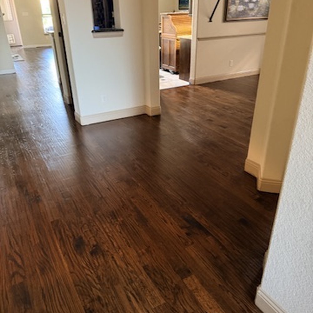 Style Floors - Stained old floor as refinished - Flooring Near Me - McKinney, Texas Style Floors - Stained old floor as refinished - Flooring Near Me - McKinney, Texas