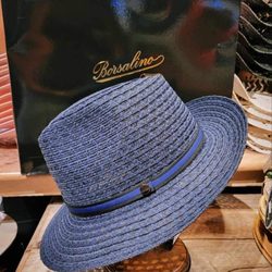 Hollywood Hatters - Borsalino Hemp Straw Fedora