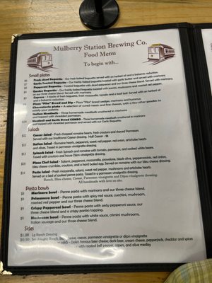 Menu photo 1 Mulberry Station Brewing Company Chico, CA