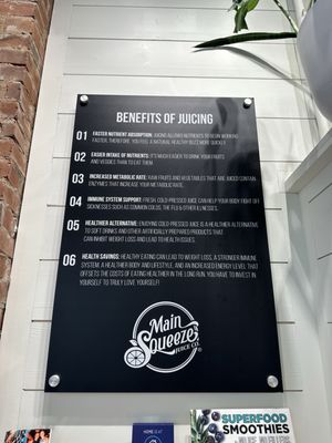 Menu photo 1 Main Squeeze Juice Co Saint Louis, MO Menu photo 1 Main Squeeze Juice Co Saint Louis, MO
