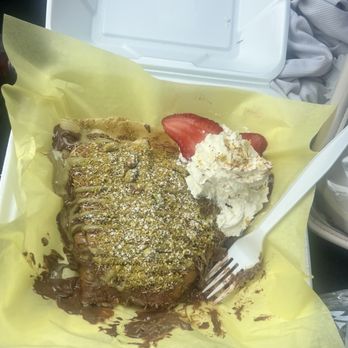 Crepe Tea - Dubai chocolate and strawberry(banana as well) crape - Bubble Tea Near Me - Stockton, California Crepe Tea - Dubai chocolate and strawberry(banana as well) crape - Bubble Tea Near Me - Stockton, California