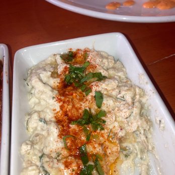 Selda Mediterranean - Grilled Eggplant Salad, babaghanoush, sooooo yummy - Bars Near Me - Dallas, Texas Selda Mediterranean - Grilled Eggplant Salad, babaghanoush, sooooo yummy - Bars Near Me - Dallas, Texas