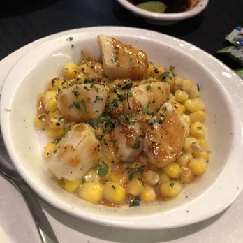 TORA - Some miso scallop or something. Good good corn - Japanese Near Me - Toronto, Ontario