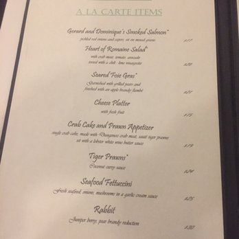 Lynn's Bistro - A la carte menu - French Near Me - Kirkland, Washington Lynn's Bistro - A la carte menu - French Near Me - Kirkland, Washington