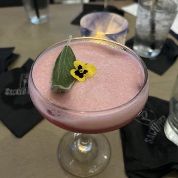 The Sacred Pepper - Love Bird Bombay Sapphire Gin Cocktail - New American Near Me - Tampa, Florida