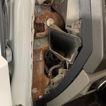 Hudiburg Ford - All metal components rusted... on a 30k mile truck!! - Auto Repair Near Me - Wellston, Oklahoma Hudiburg Ford - All metal components rusted... on a 30k mile truck!! - Auto Repair Near Me - Wellston, Oklahoma