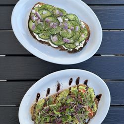 Lighthouse Coffee - Cucumber & Avocado Toast