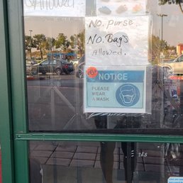 No purse  No bags