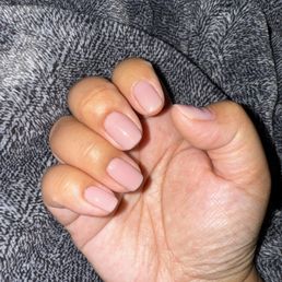 Gel polish manicure