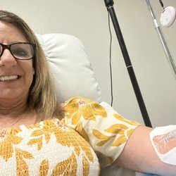 VIVA IV Therapy - Me getting my much needed IV