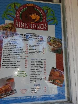 Menu photo 1 King Konch Tallahassee, FL