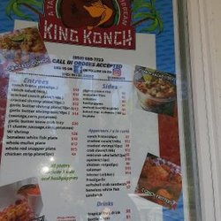 King Konch - King Konch menu