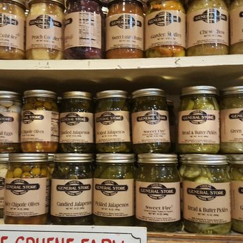 Gruene General Store - Their variety of pickled goods. - Grocery Near Me - New Braunfels, Texas Gruene General Store - Their variety of pickled goods. - Grocery Near Me - New Braunfels, Texas