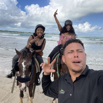 Carabali Rainforest Park - Having a fun photo op with Matthew. - Horseback Riding Near Me - Luquillo, Puerto Rico Carabali Rainforest Park - Having a fun photo op with Matthew. - Horseback Riding Near Me - Luquillo, Puerto Rico