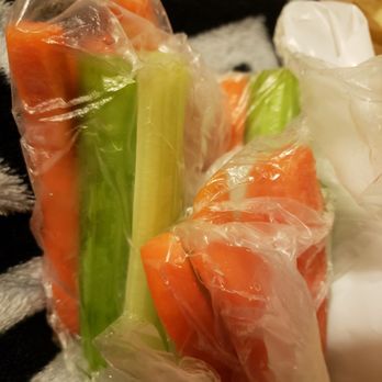 Buffalo Wild Wings - I said Carrots only but still included the celery (which Im not too mad about) - American Near Me - Long Beach, California