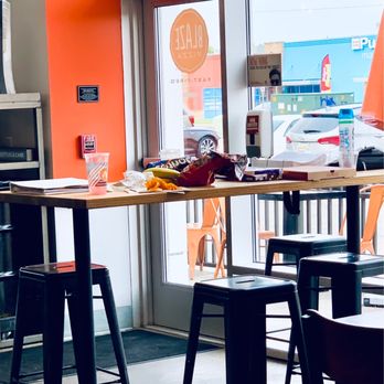 Blaze Pizza - Looks like someone's home and not a clean dining room for customers. - Pizza Near Me - Kalamazoo, Michigan