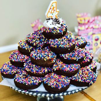 Morkes Chocolates - donut cake - Desserts Near Me - Palatine, Illinois