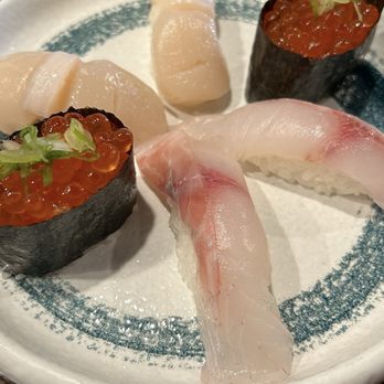 Yuka Sushi - Black Snapper Sushi, Hotate Scallop Sushi, ikura - Sushi Bars Near Me - Cypress, California