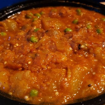 The Hyderabad Indian Grill Fridley - Baingan bhartha, vegan by default ($12). Heavily smokey flavor and a weird vinegar-y flavor. But it grew on me. - Indian Near Me - Minneapolis, Minnesota The Hyderabad Indian Grill Fridley - Baingan bhartha, vegan by default ($12). Heavily smokey flavor and a weird vinegar-y flavor. But it grew on me. - Indian Near Me - Minneapolis, Minnesota