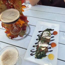 Fried Green Tomato Caprese