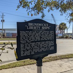 Brunswick's Liberty Ships - Brunswick's "Liberty Ships" Historical Marker