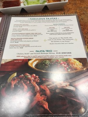 Menu photo 4 Abuelo's Mexican Restaurant Hurst, TX