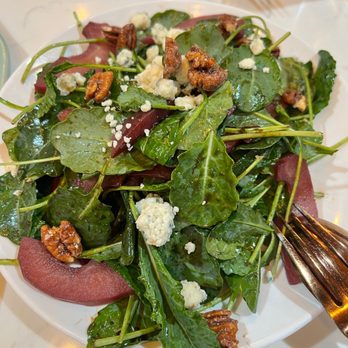 Ceron Kitchen - Poached peach salad - New American Near Me - Alameda, California