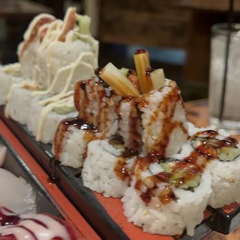 Nanami Cafe - two trays of sushi - Sushi Bars Near Me - Baltimore, Maryland
