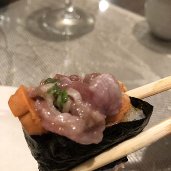 Ai sushi - Monkfish liver and toro sushi - Sushi Bars Near Me - Somerville, New Jersey