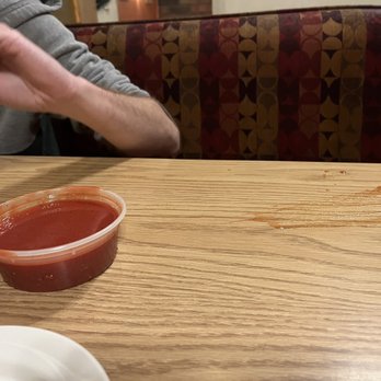 Rosita's Fine Mexican Food - Salsa - things were being served pretty fast so there was some spillage - Mexican Near Me - Mesa, Arizona