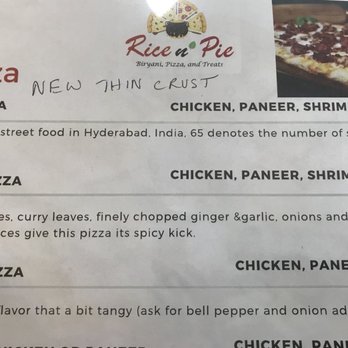 Rice n' Pie - Handwritten in "new thin crust" - Pizza Near Me - Berkeley Lake, Georgia