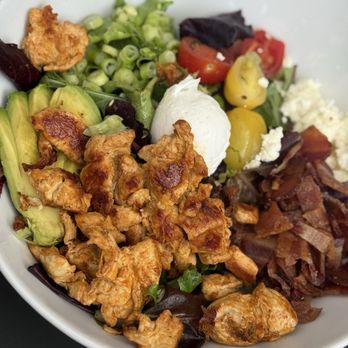 Poached Kitchen - Chicken Cobb Salad - Coffee & Tea Near Me - Anaheim, California Poached Kitchen - Chicken Cobb Salad - Coffee & Tea Near Me - Anaheim, California