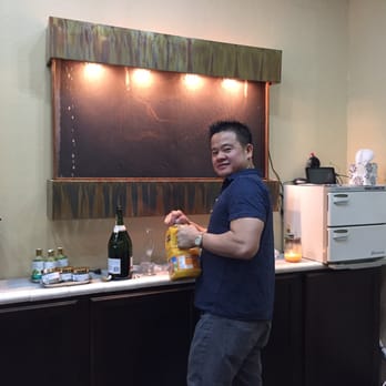 LV Day Spa - Andy mixing up the mimosas in the back pedicure room - Day Spas Near Me - Laveen, Arizona LV Day Spa - Andy mixing up the mimosas in the back pedicure room - Day Spas Near Me - Laveen, Arizona
