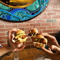 Manhattan Beach Food Tour - Cheers to delicious mahi-mahi sliders at Rock n Fish!