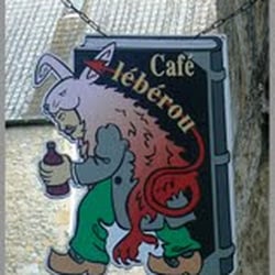 Café Leberou - L'enseigne.