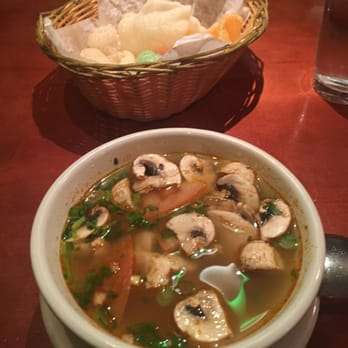 SY THAI CAFE - Shrimp chips Tom yom soup - Thai Near Me - Birmingham, Michigan SY THAI CAFE - Shrimp chips Tom yom soup - Thai Near Me - Birmingham, Michigan
