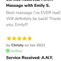 I Got Your Back Massage Therapy - Reviews of my service.
