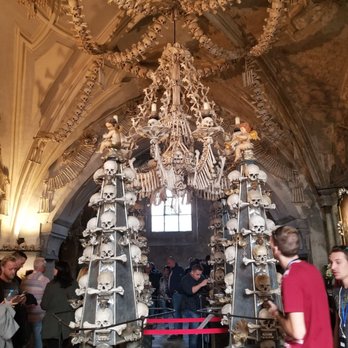 Kostnice v Sedlci - The bone chandelier overhead ... - Churches Near Me - Kutna Hora, ST Kostnice v Sedlci - The bone chandelier overhead ... - Churches Near Me - Kutna Hora, ST