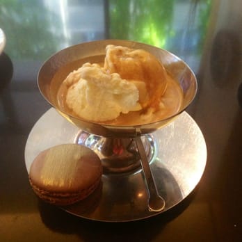 Caffe Umbria - Caffe Affogato (Vanilla Gelato with a shot of espresso) & Nutella macaron mmmm! - Coffee & Tea Near Me - Portland, Oregon Caffe Umbria - Caffe Affogato (Vanilla Gelato with a shot of espresso) & Nutella macaron mmmm! - Coffee & Tea Near Me - Portland, Oregon